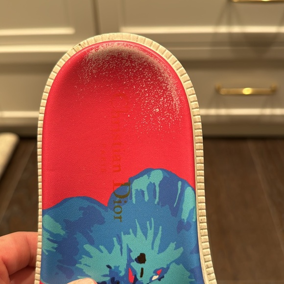 CHRISTIAN DIOR PLATFORM SLIDE. Size 38. - Picture 3 of 5